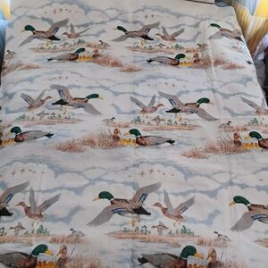 Vintage Duck Print Blanket